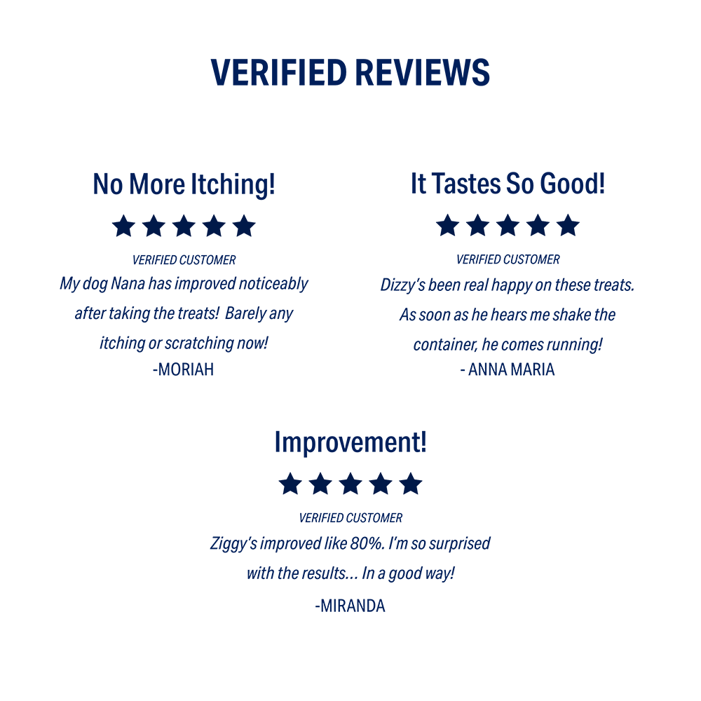 Customer reviews for BetterWild dog allergy relief chews